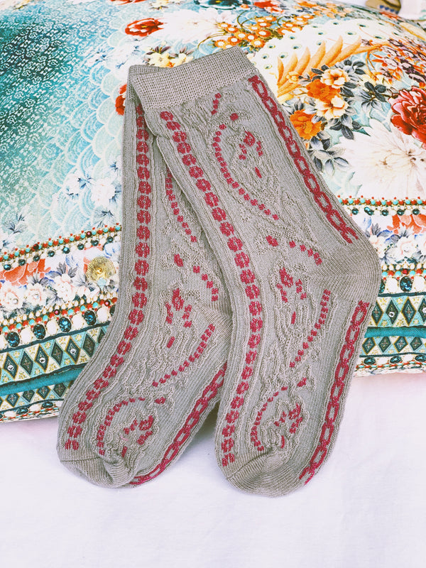 The Embroidered Socks